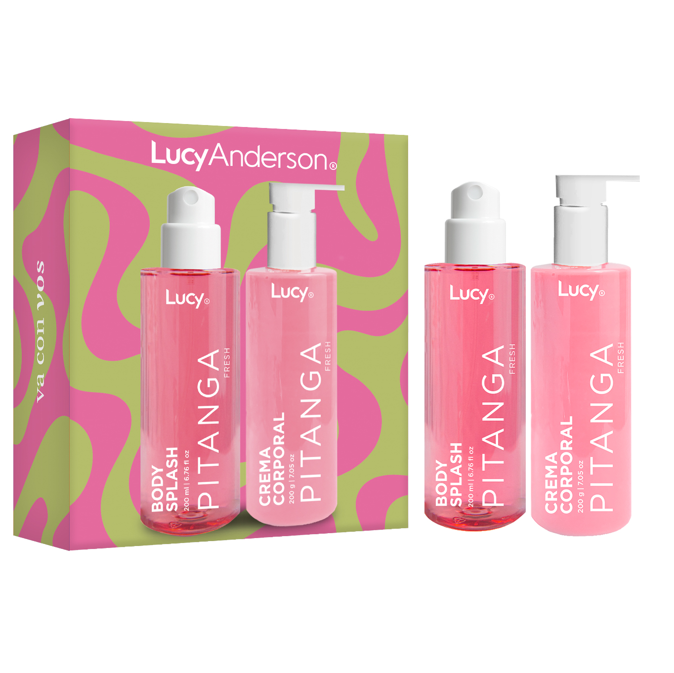 LUCY ANDERSON SET BODY SPLASH PITANGA FRESH Y CREMA DE MANOS